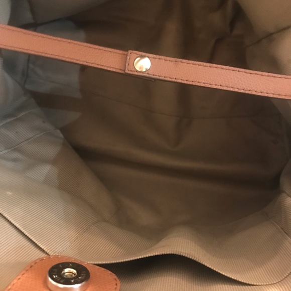 Authentic “Olympia” Furla soft leather color block shoulder bag - Picture 4 of 9